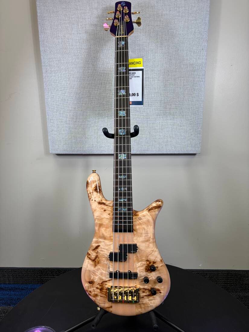Spector Bass - Euro 5 CST Electric Bass Guitar - Natural Gloss