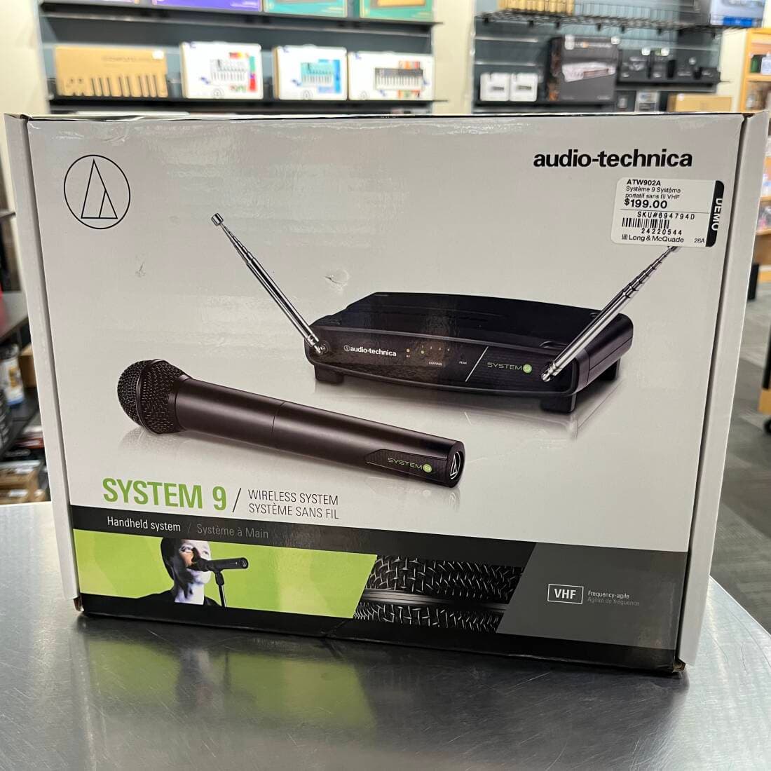 Audio-Technica - A-T SYSTEM 9 HANDHELD WIRELESS MIC