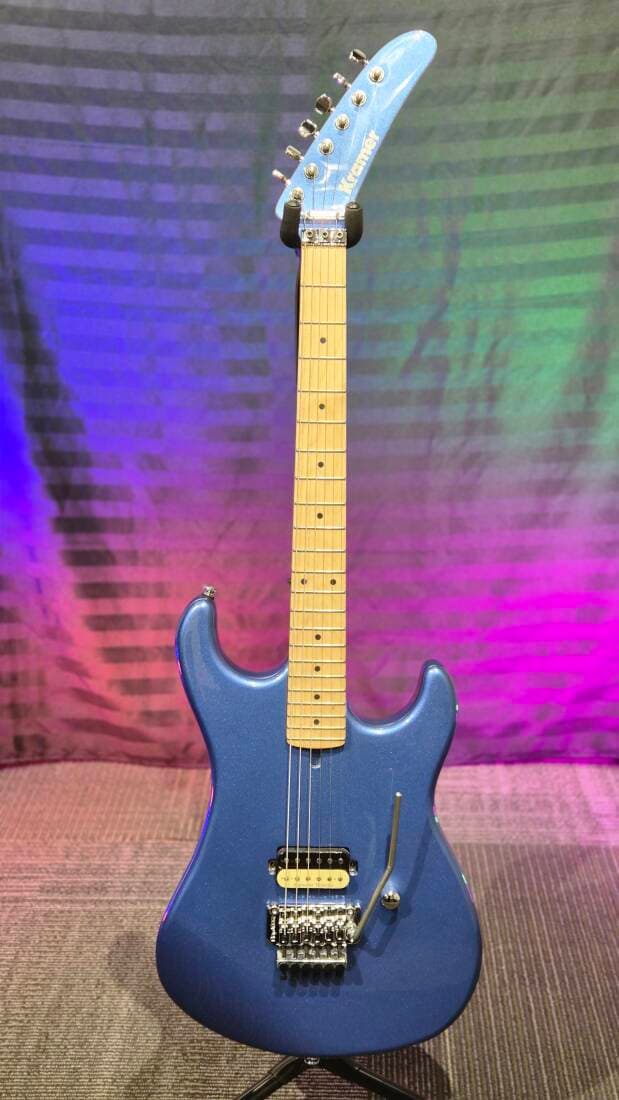 Kramer - Guitare '84 Alder Reissue - Bleu m�tallique