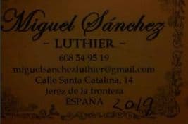 Flamenco guitar by luthier Miguel Sánchez