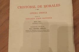 Cristóbal de Morales Score Part Volume 6