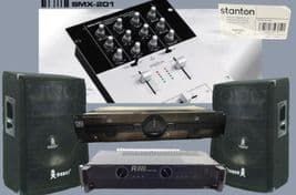 Complete DJ pack (CD player + amplifier + 2 enceintes)