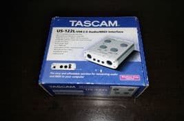 TASCAM US122L audio midi USB interface + CUBASE LE