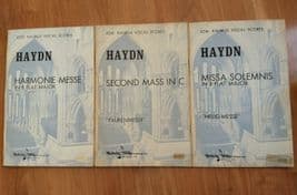 3 Masses by Joseph Haydn