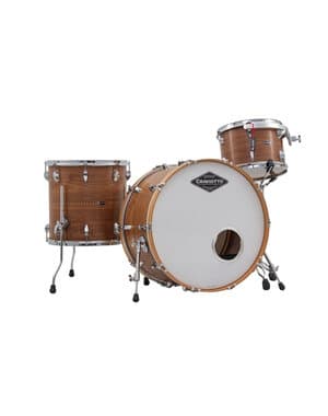 Craviotto Walnut 24" Drum Kit, Natural w/Walnut Inlay