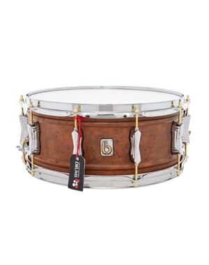 British Drum Co. 'Firebird' 14" x 6" Copper Over Brass Snare Drum