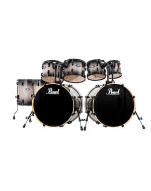 Pearl Vision 22" Birch Drum Kit, Black Burst