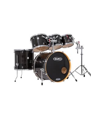 Mapex Horizon 22" Drum Kit, Transparent Black
