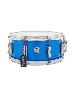Ludwig Neusonic 14" x 6.5" Snare Drum, Blue Sparkle