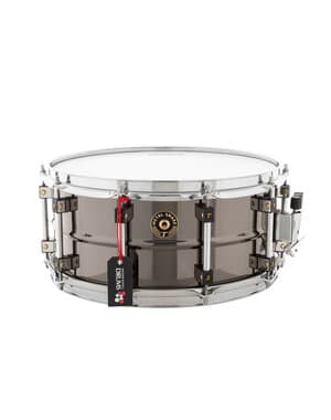 Tamburo Metal Series 14" x 6.5" Black Nickel Over Steel Snare Drum