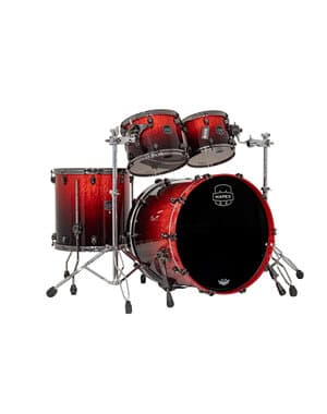 Mapex Saturn V Exotic 22" Drum Kit, Cherry Mist Maple Burl