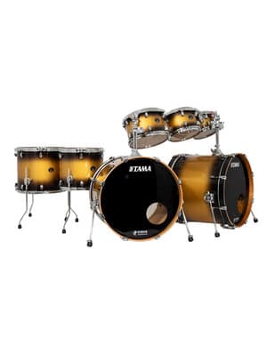 Tama Silverstar 22" Drum Kit, Vintage Gold Duco