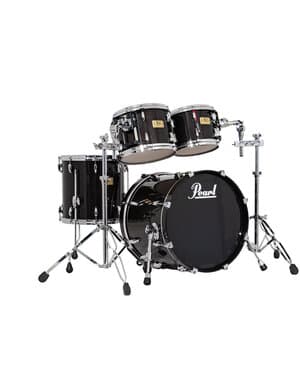 Pearl Masters Studio 20" Birch Drum Kit, Black Sparkle