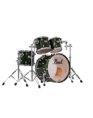 Pearl Masters Custom Maple 22" Drum Kit, Emerald Mist