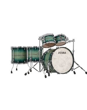 Tama STAR Limited Edition 22" Maple Drum Kit, Cerulean Bird’s Eye Maple Burst