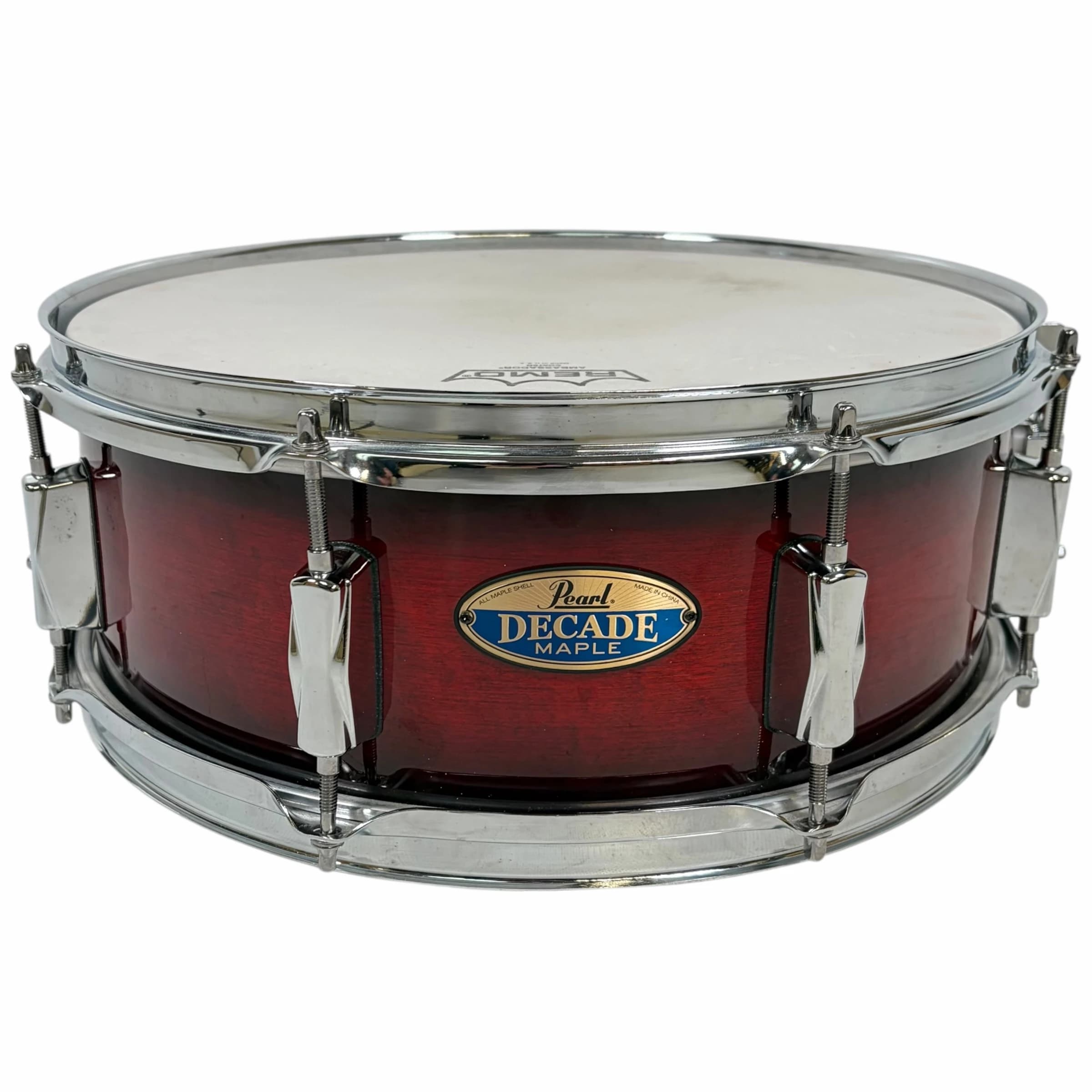 Pearl Decade Maple 14×5.5in Snare – Gloss Deep Red Burst