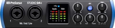PreSonus Studio 24c Audio Interface (USB-C), B