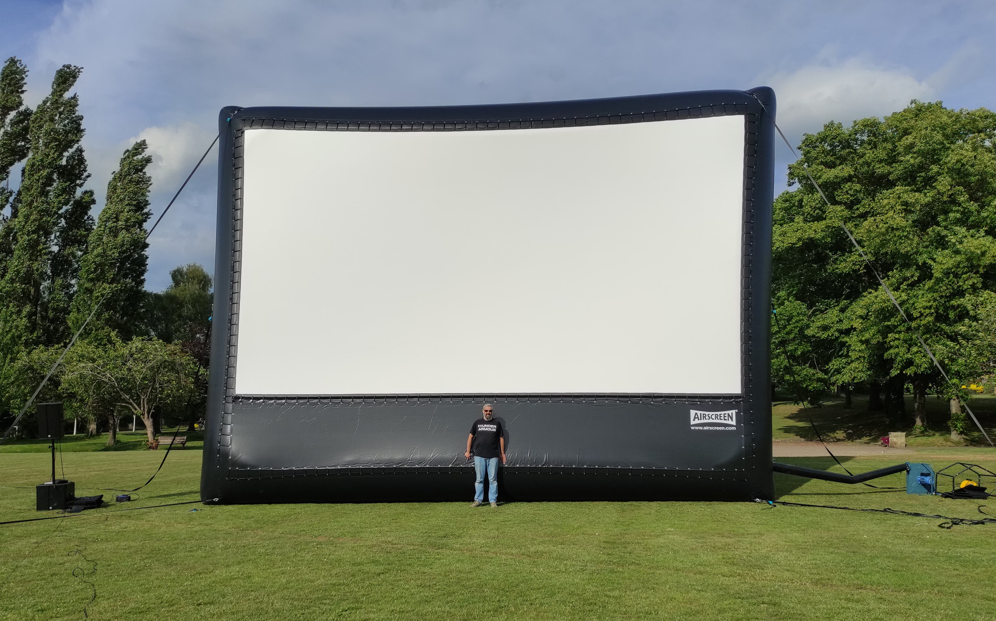 30ft Airscreen, Full Outdoor Cinema Package - Derbyshire