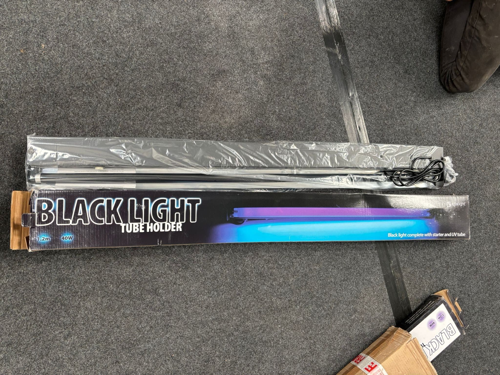 2x Black Light Tube Holder - Herefordshire