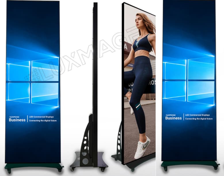 Digital Screen Towers 2x With Flight Case - Devon