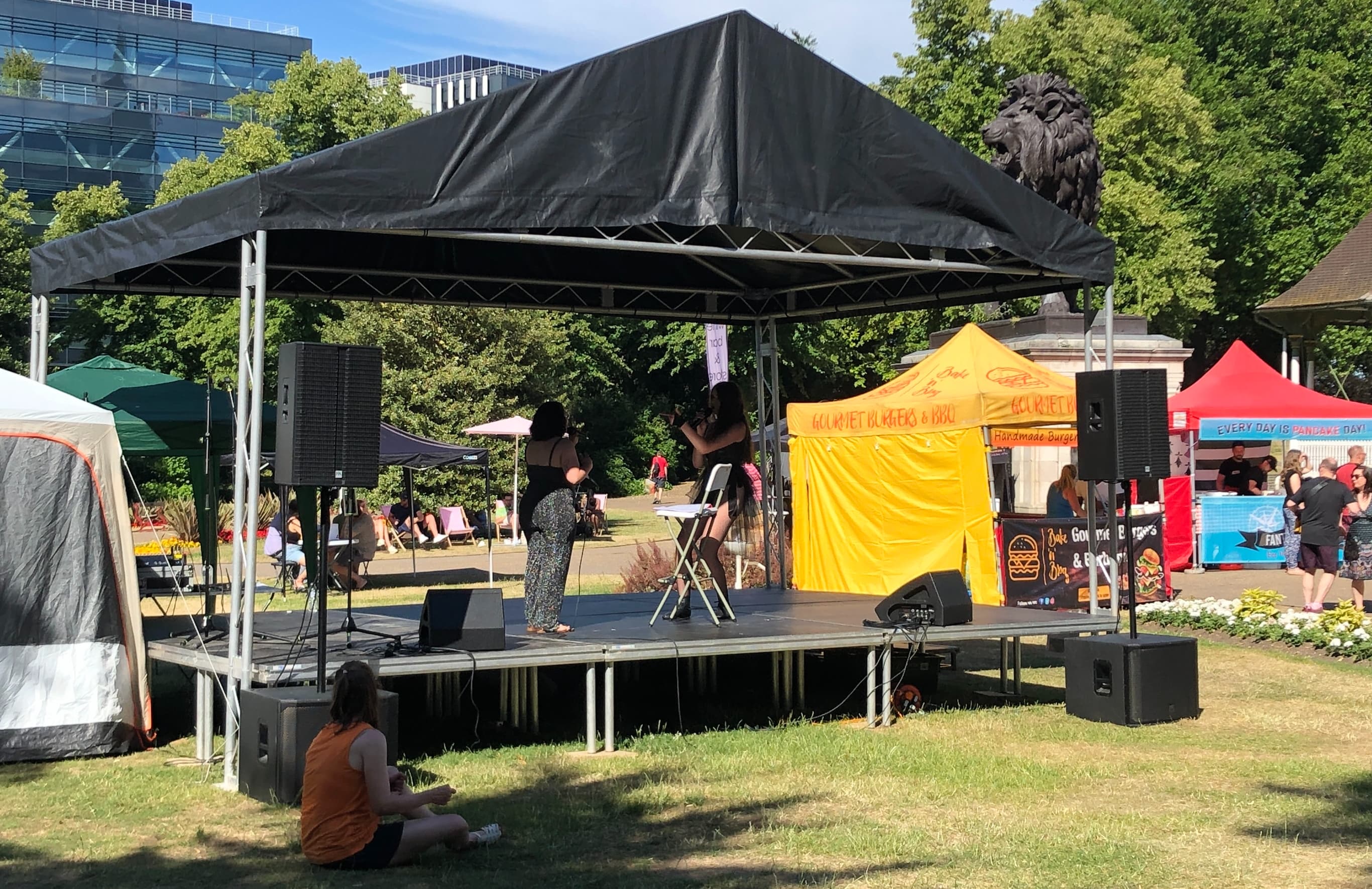 Stage Concepts Alustage With Heavy Duty PVC Roof Covering - Berkshire