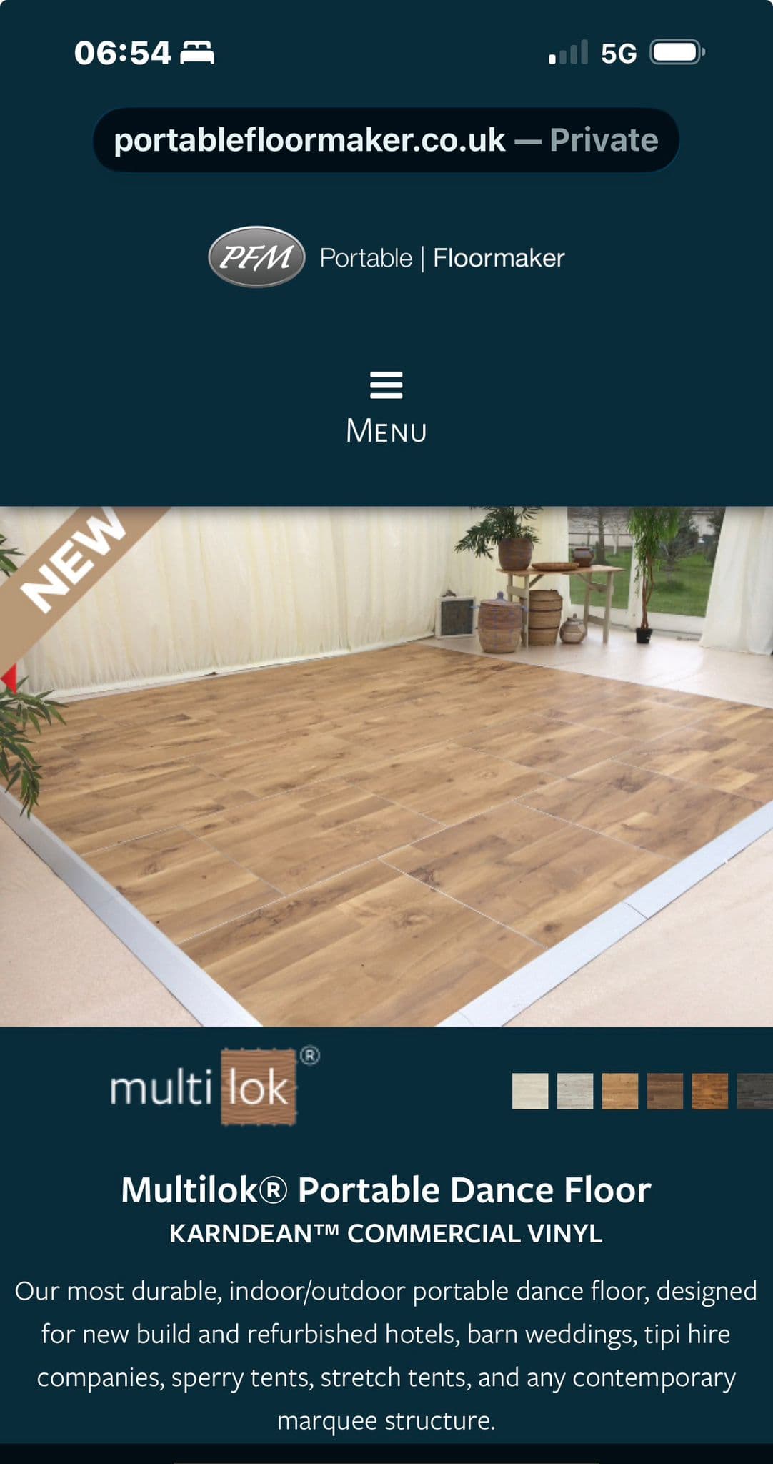 Wanted - Portable Floor Makers Dance Floor