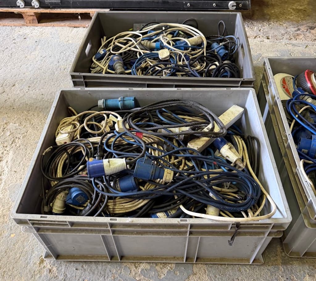 3x Crates of 16 Amp Cables - Suffolk