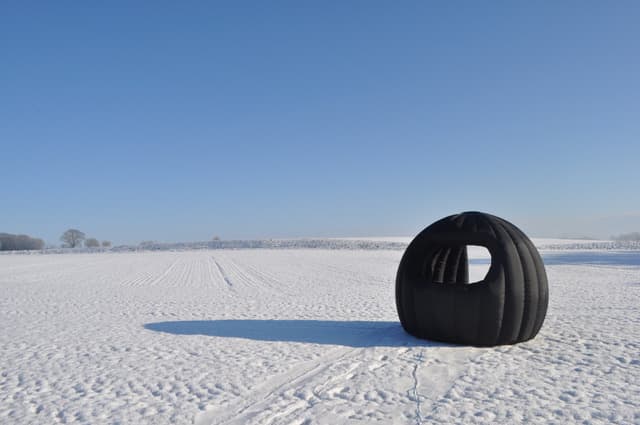 Black Inflatable DJ Pod - Suffolk