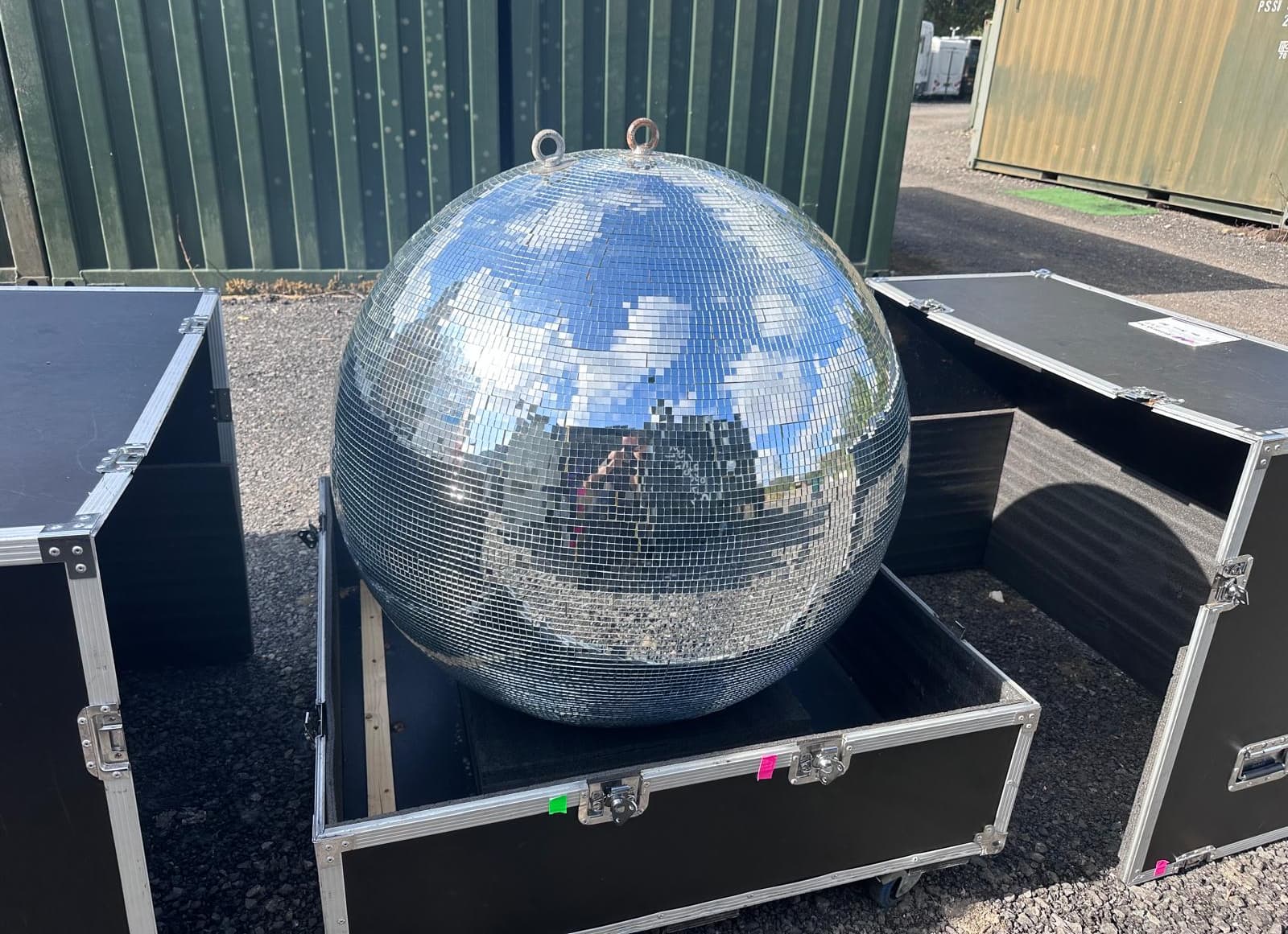 1m Mirror Ball With Flight Case - West Sussex