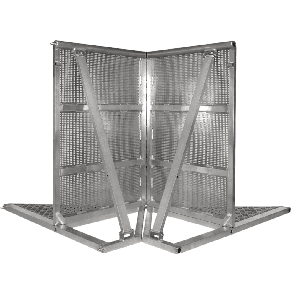 Stage Pit Barrier Angle Adjustable Corner - Cheshire