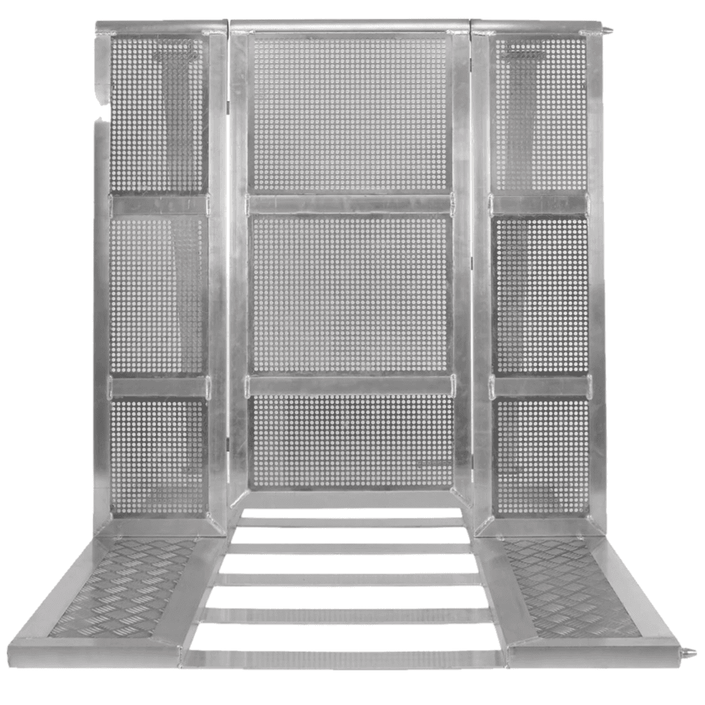 Stage Pit Barrier with Door and Cable Duct 1M - Cheshire