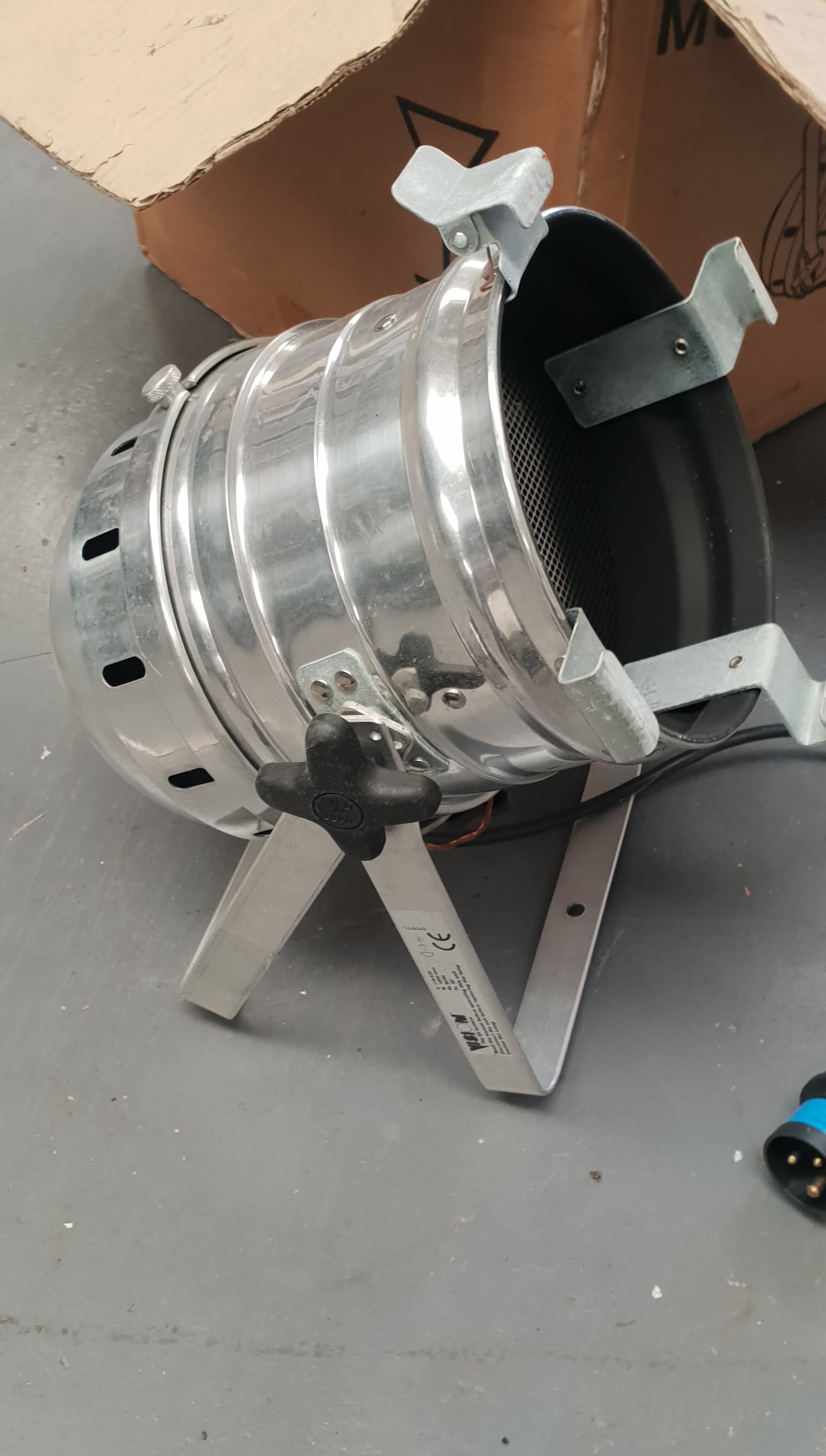 4x Chrome Par 64 Floor Cans - Derbyshire
