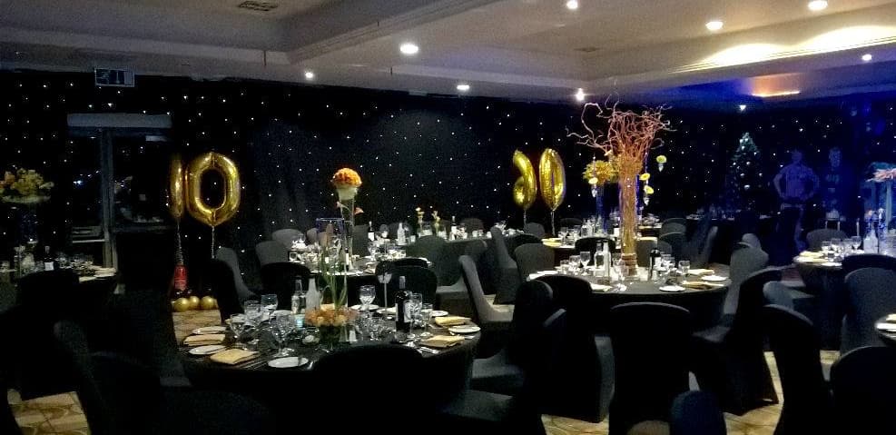 12x 6m x 4m Fibre Optic Star Cloths - Northamptonshire