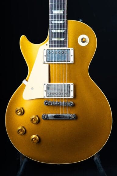 Gibson Custom Shop 1957 Les Paul Standard Darkback VOS – Goldtop Lefthand
