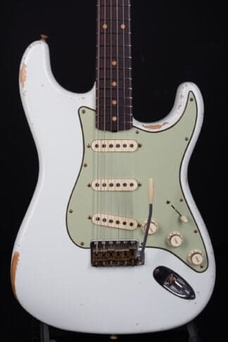 Fender GuitarPoint Hall of Fame Kyle McMillin Masterbuilt 1962 Stratocaster – Olympic White Relic