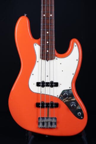1992 Fender American Vintage ’61 Jazz Bass Reissue Stack Knob – Fiesta Red