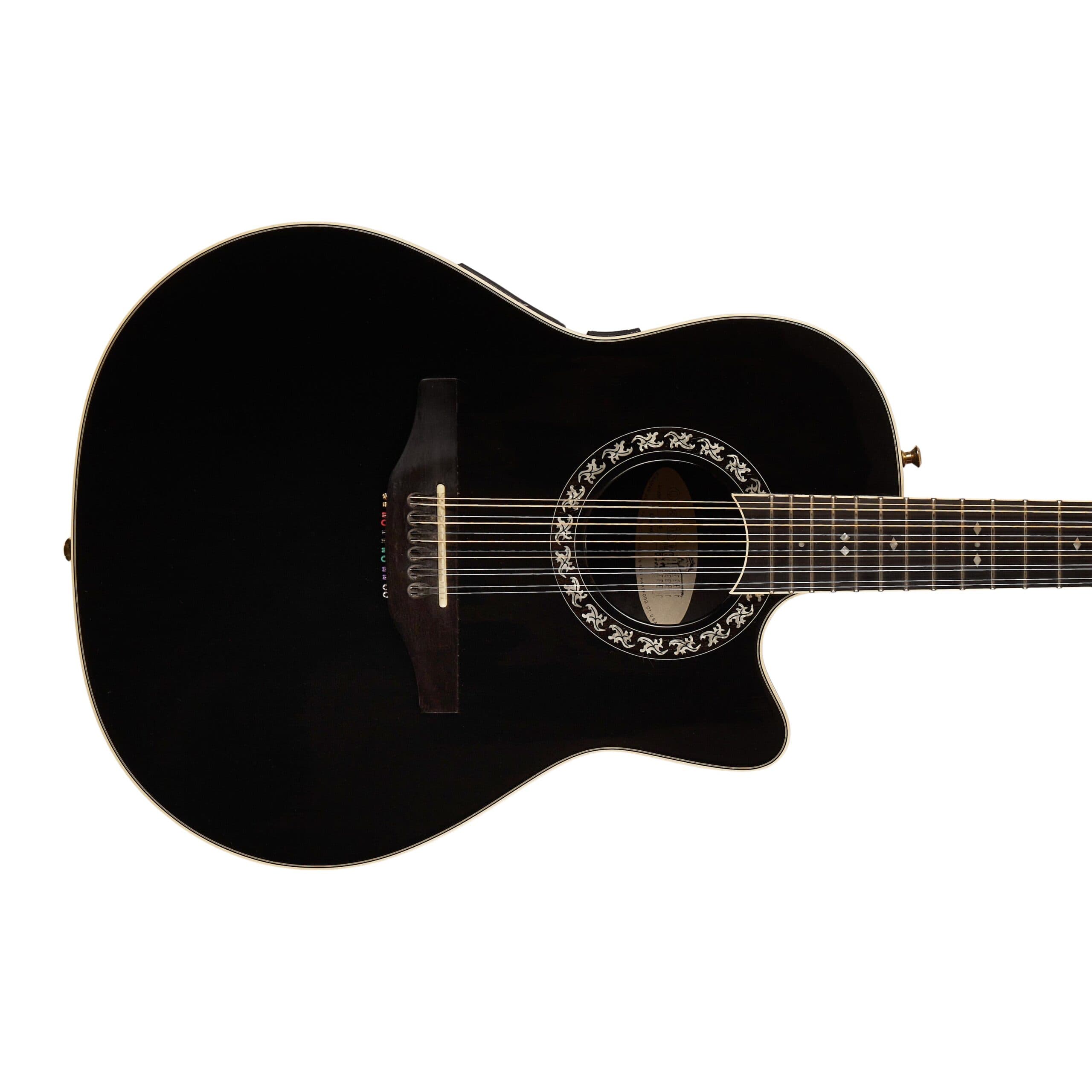 Ovation 1866 Legend 12-String Black (Pre-Owned, 2000, EC-) #555847