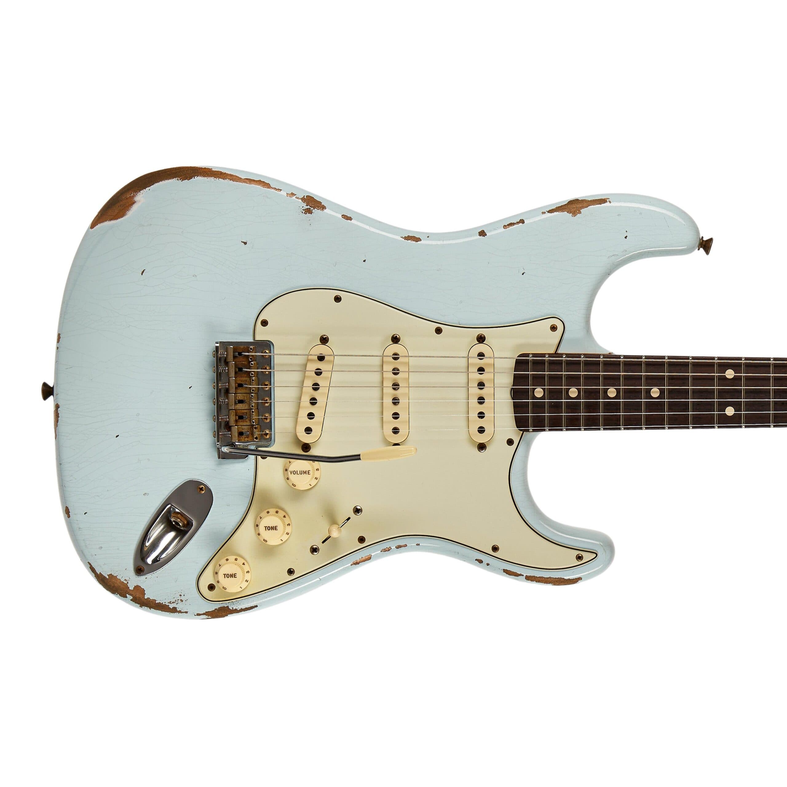 Fender Custom Shop 1960 Stratocaster Relic Sonic Blue (Pre-Owned, 2020, EC+) #R107740