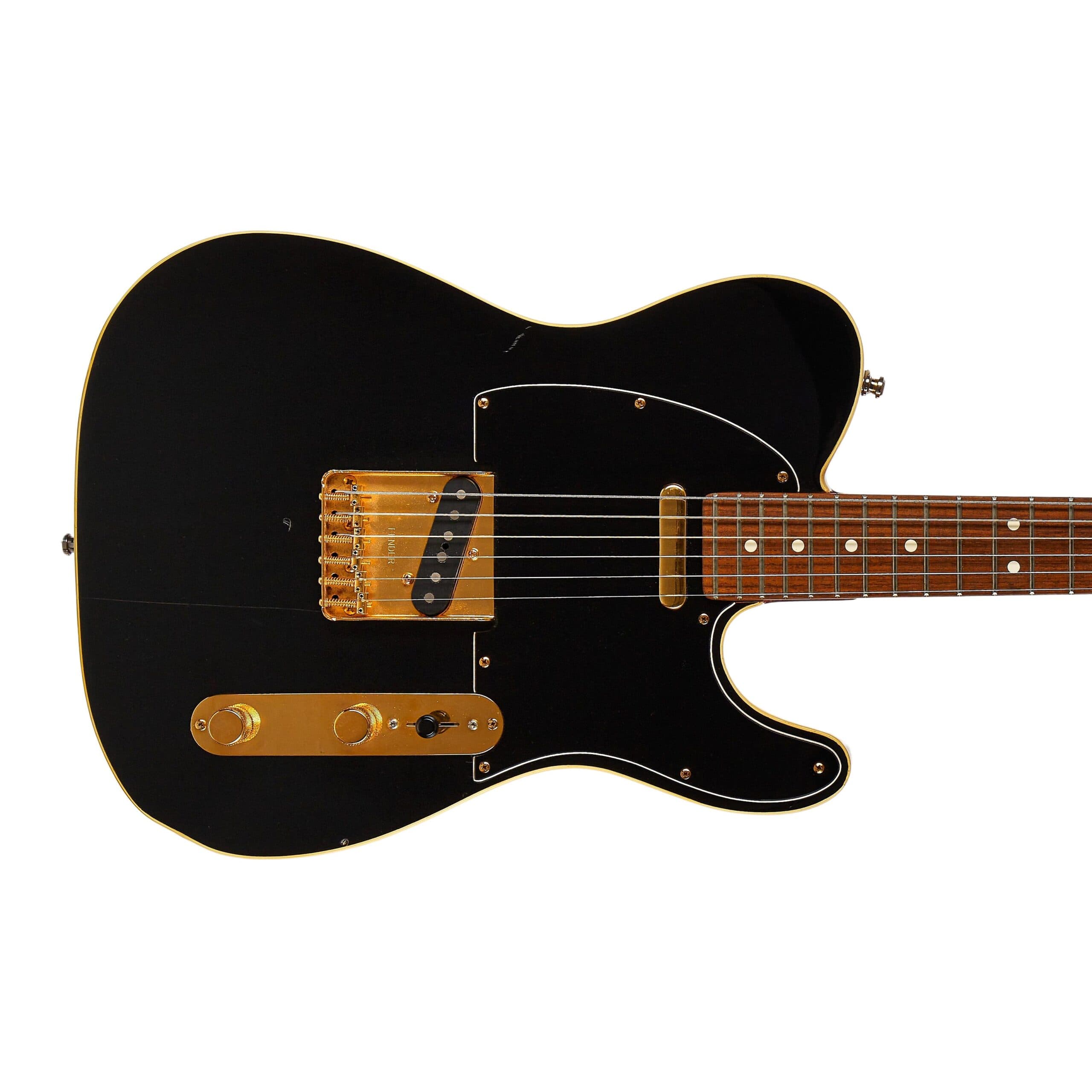 Fender (MIJ/USA) Telecaster Custom “Partscaster” Red/Black Refin’ (Pre-Owned, 1988, VG+) #E804934