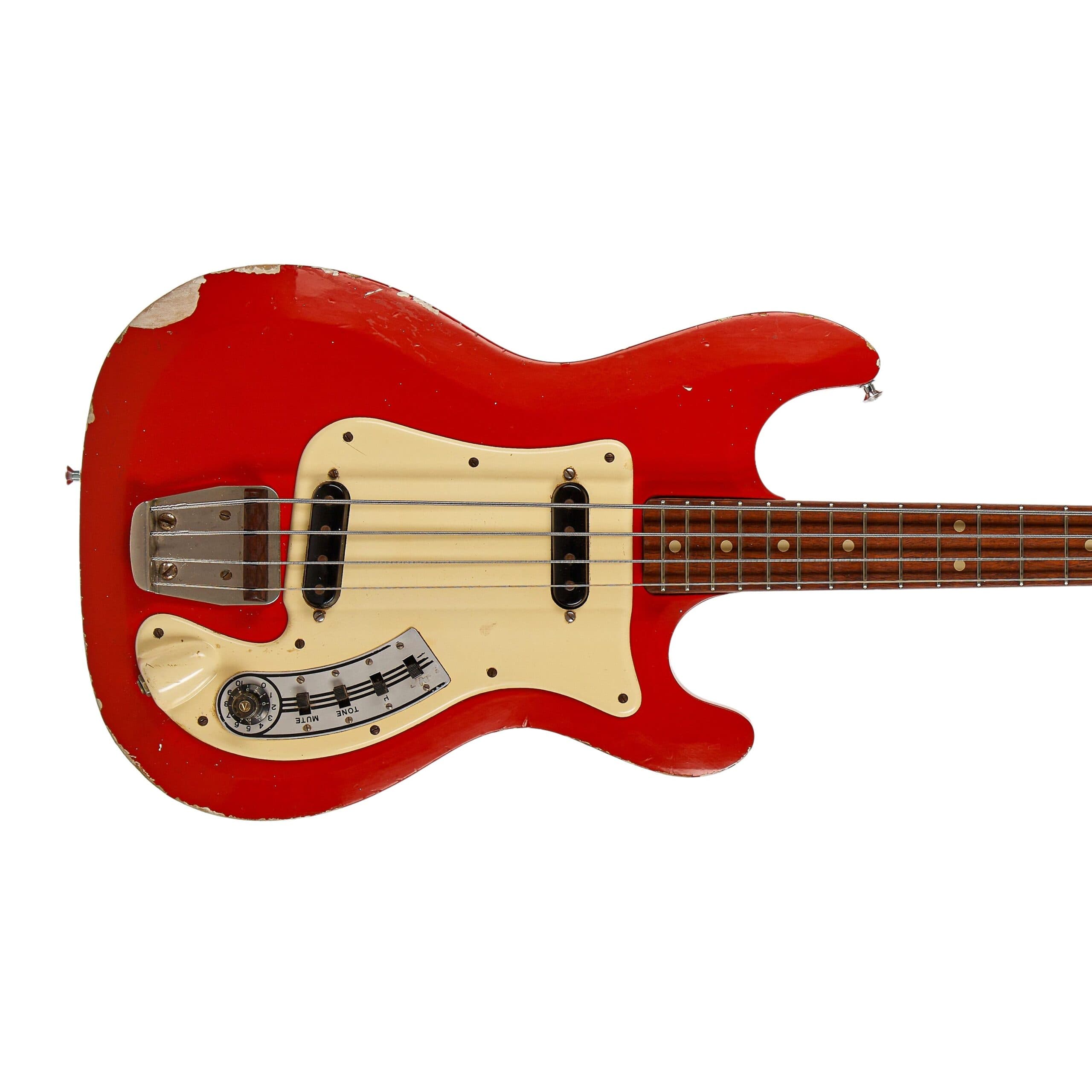 Hagstrom Futurama Deluxe Bass Red (Pre-Owned, 1960s, VG) #546330