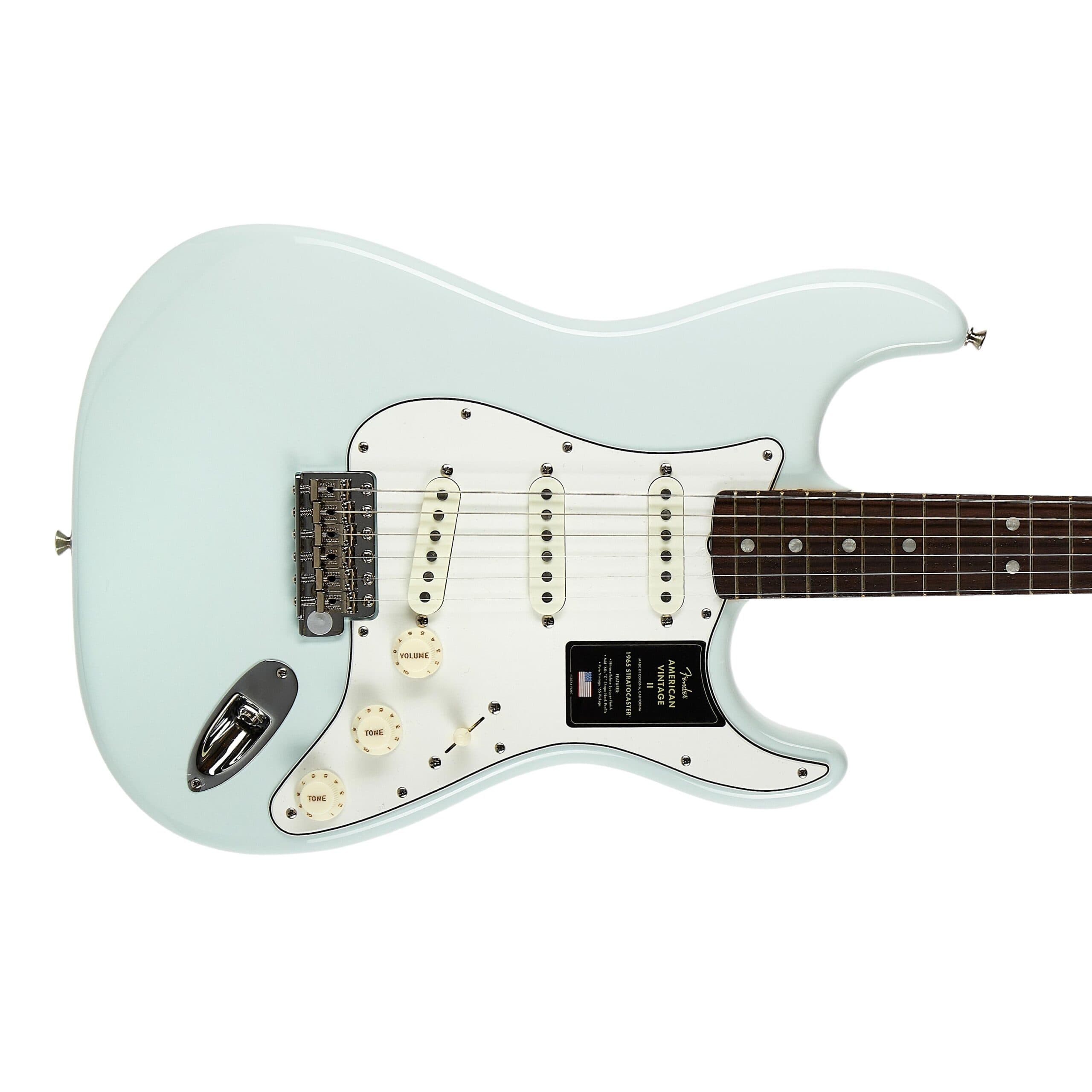 Fender American Vintage II 1965 Stratocaster Sonic Blue (Pre-Owned, 2025, EC-) #V2551746