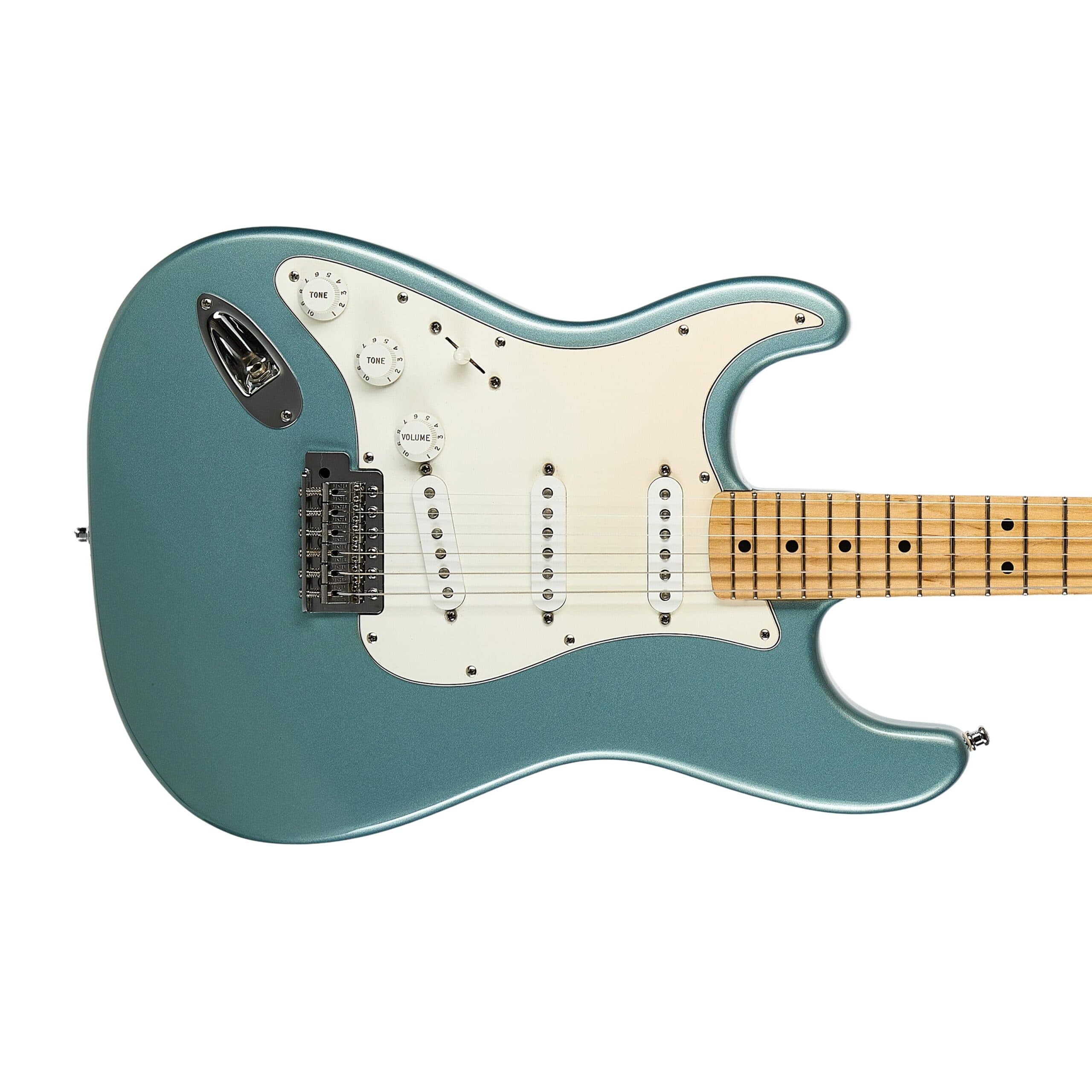 Fender MIM Standard Stratocaster Left Handed Agave Blue (Pre-owned, 2002, VG+) #MZ2095155