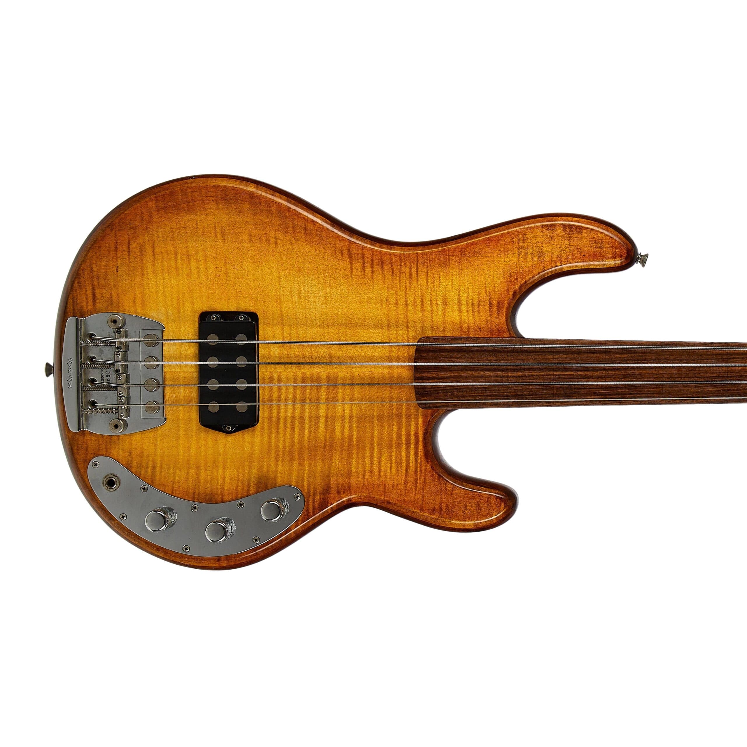 Music Man Stingray Fretless Amber Burst (Pre-Owned, 1979, VG)
