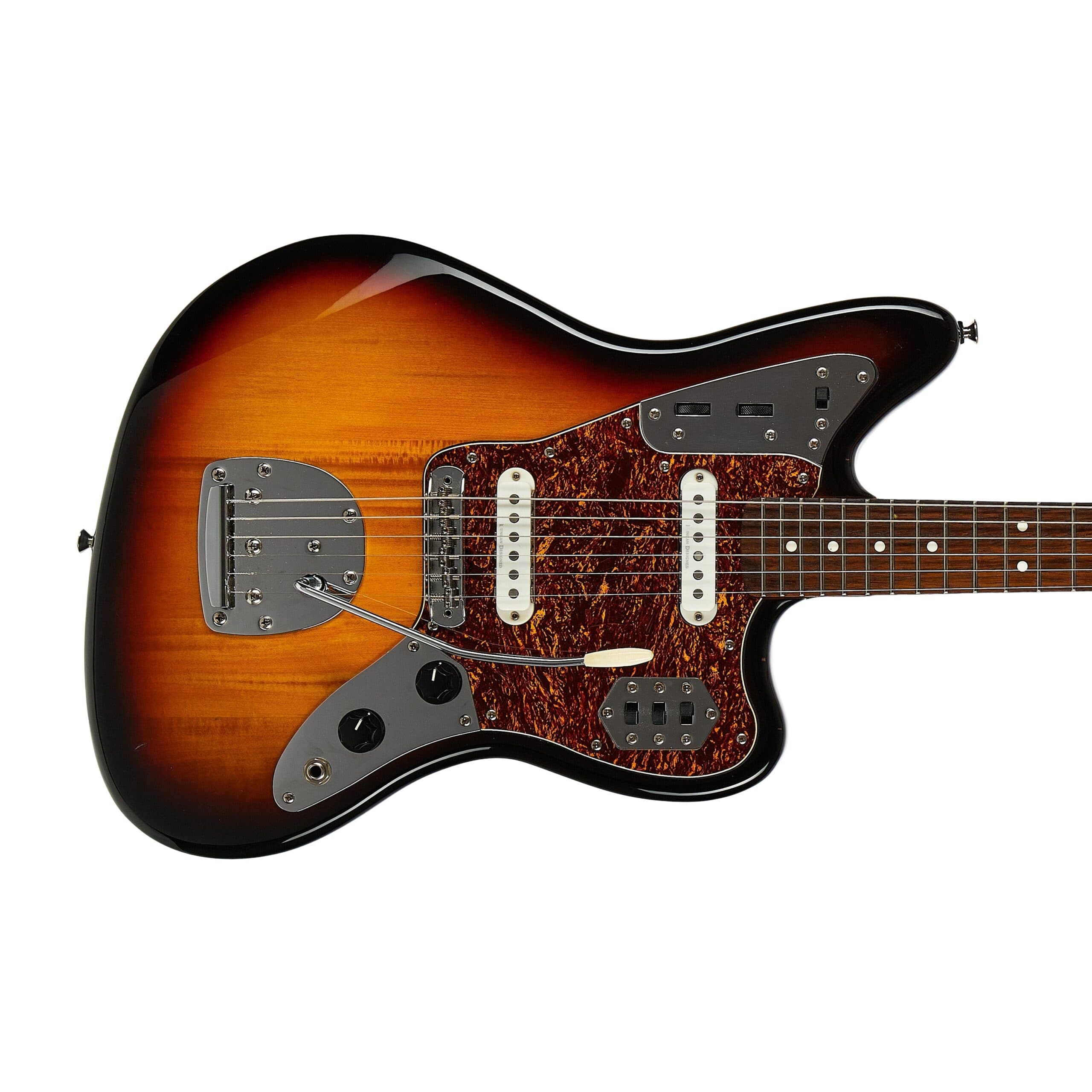 Squier Vintage Modified Jaguar 3 Tone Sunburst (Pre-Owned, 2012, VG+) #ICS12037889