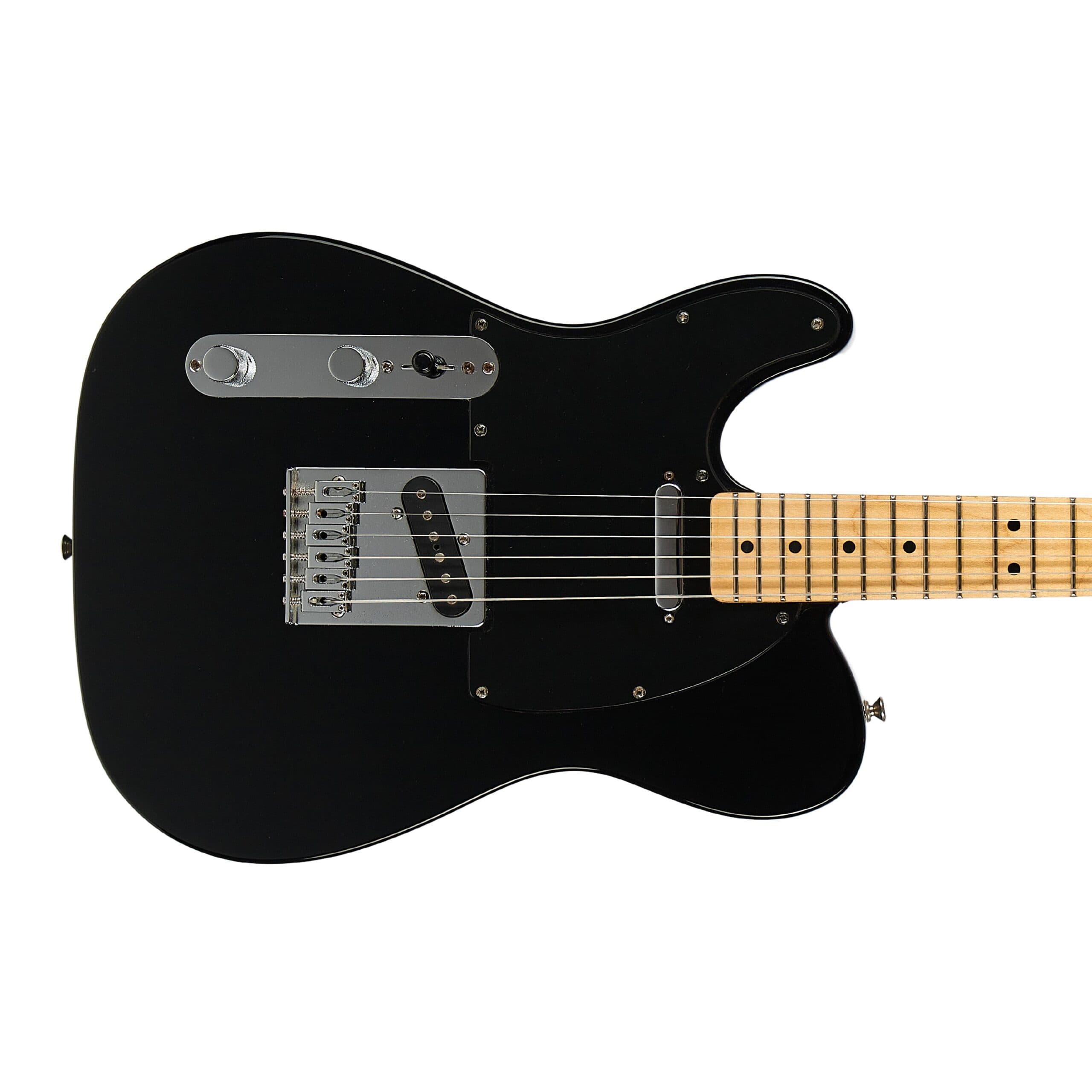 Fender MIM Standard Telecaster Left Handed Black (Pre-Owned, 2008, VG+) #MZ7112785