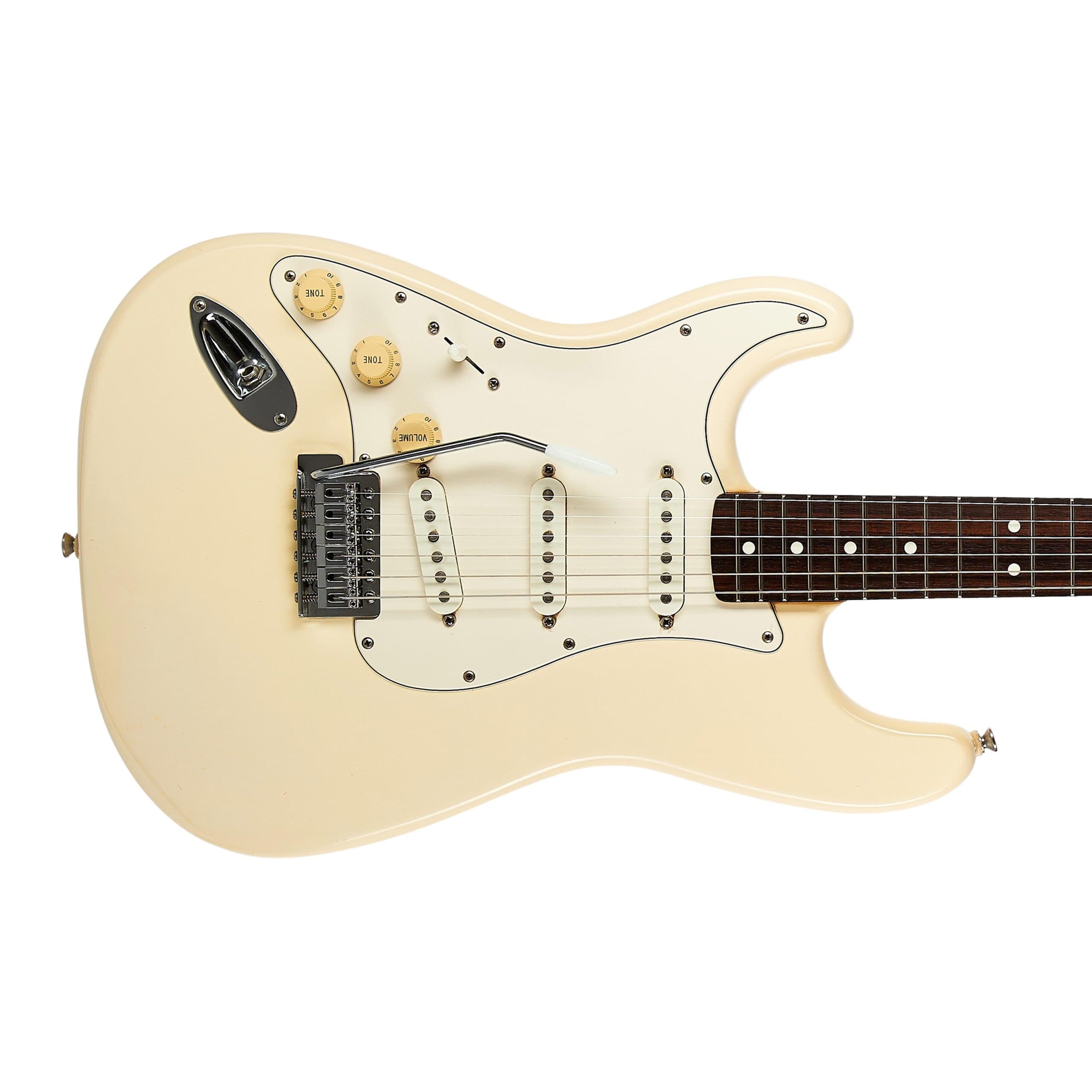 Fender MIM Stratocaster Left Handed Olympic White (Pre-Owned, 1995, EC-) #MN5101663