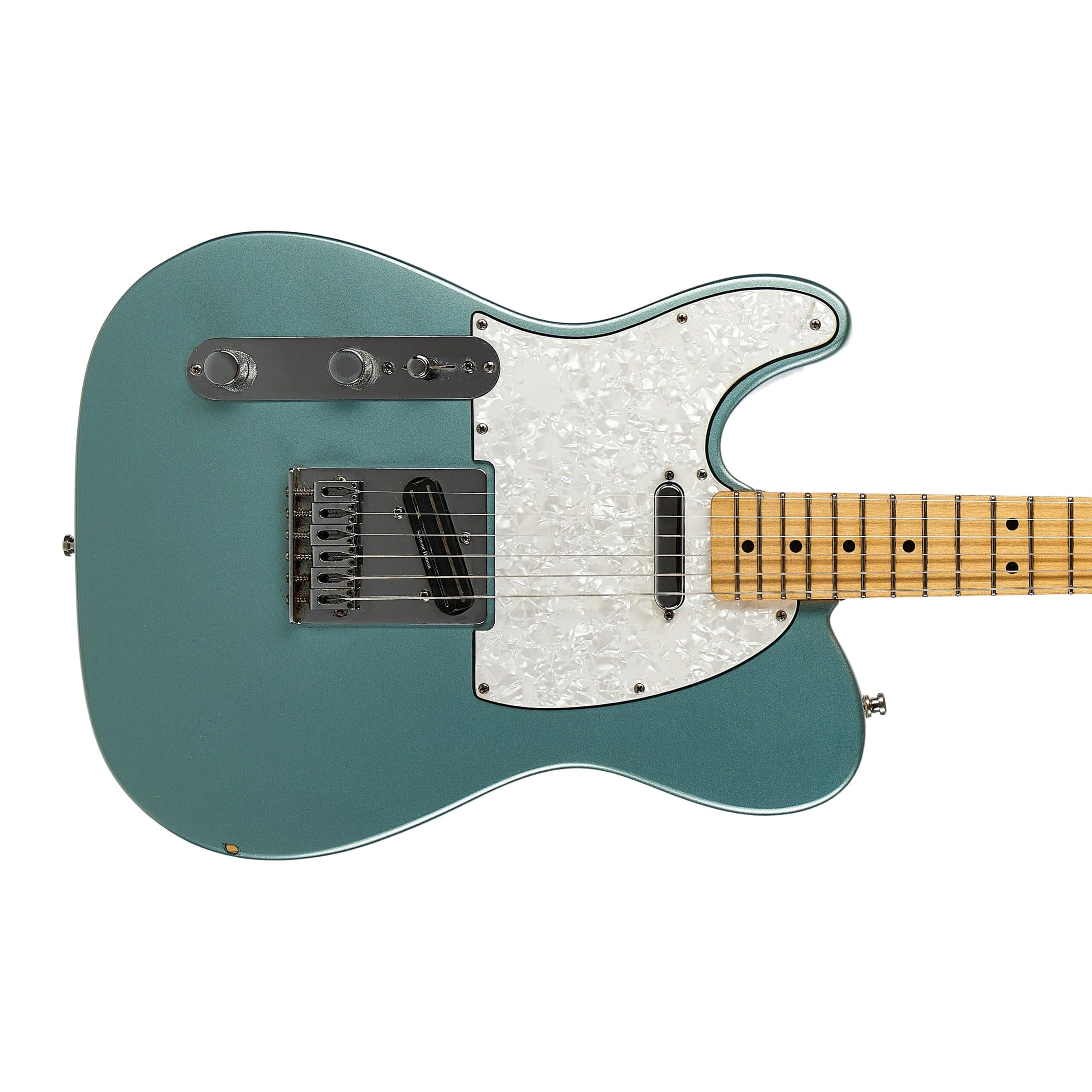 Fender (MIM) Standard Telecaster Left Handed Blue Agave (Pre-Owned, 2002, VG) #MZ2015357