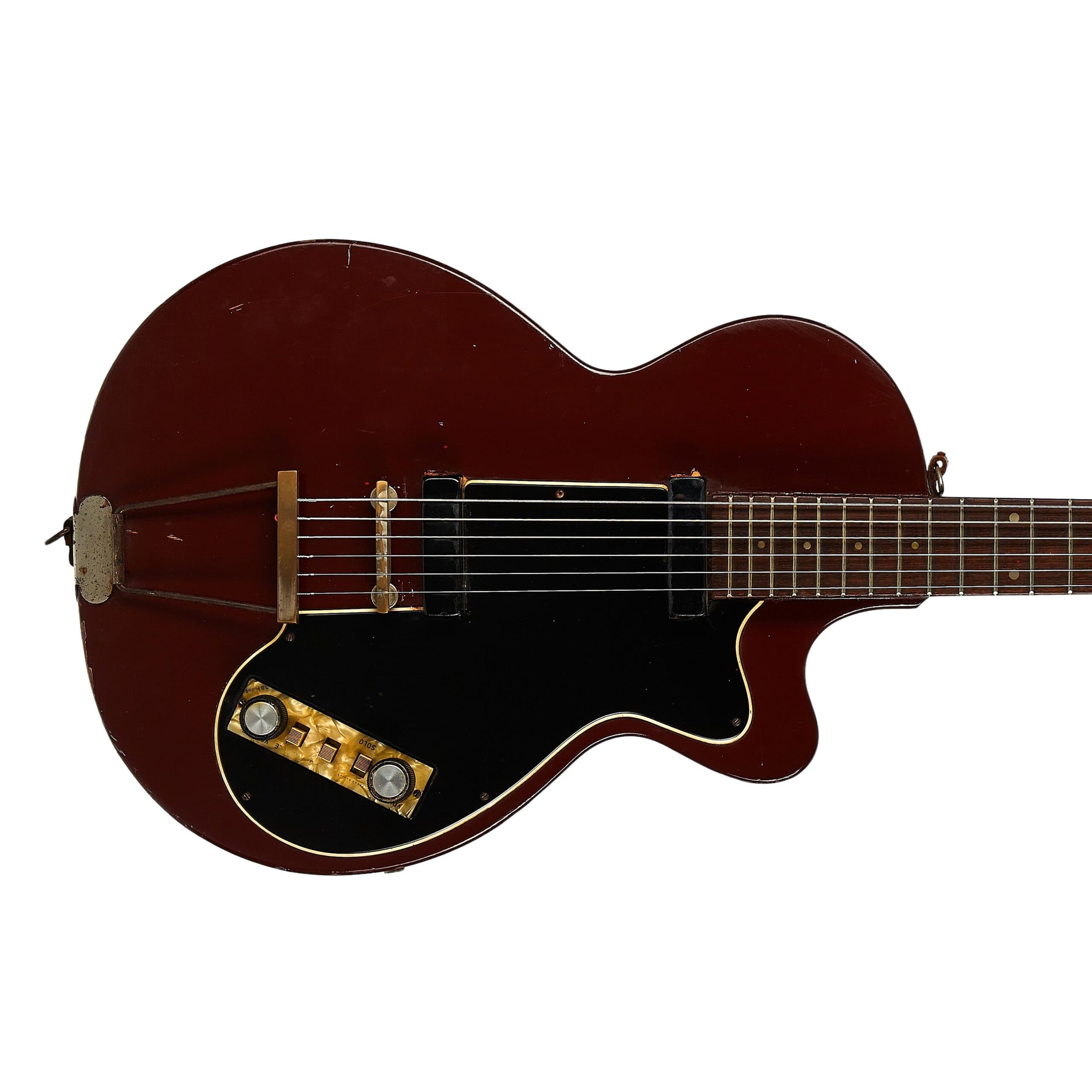 Hofner Colorama II 444 Maroon Refinish (Pre-Owned, Circa 1959, VG+)