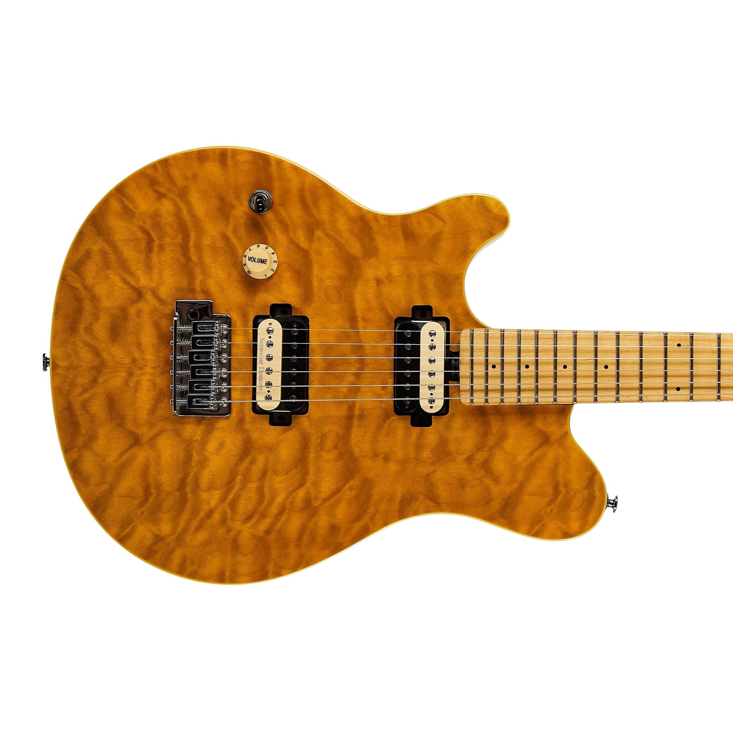 OLP (Ernie Ball) Music Man Left Handed Amber (Pre-Owned, 2000s, EC-)