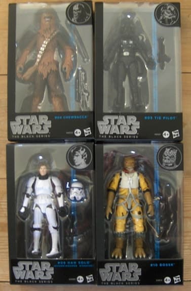 Star Wars 6" figurer, Hasbro Black Series UÅBNET